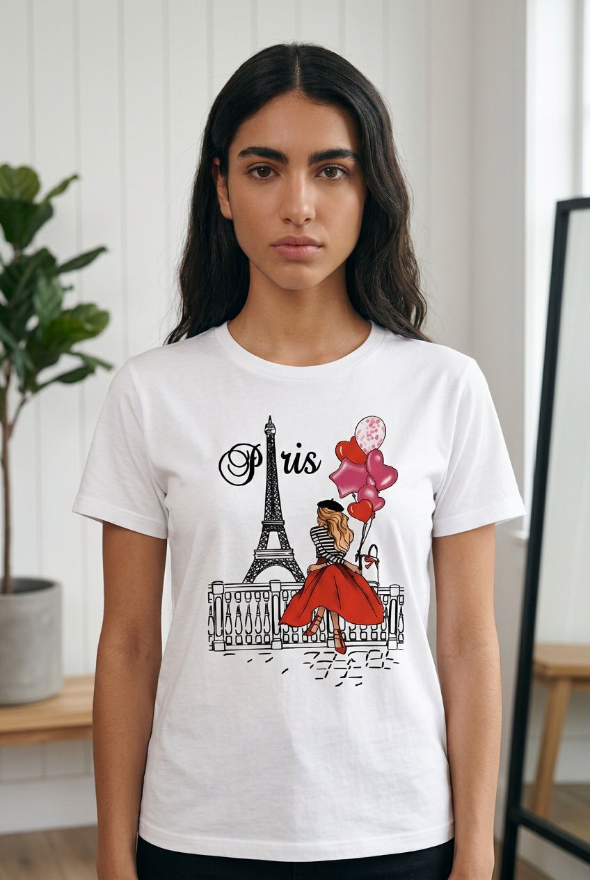 Camiseta Paris Chic
