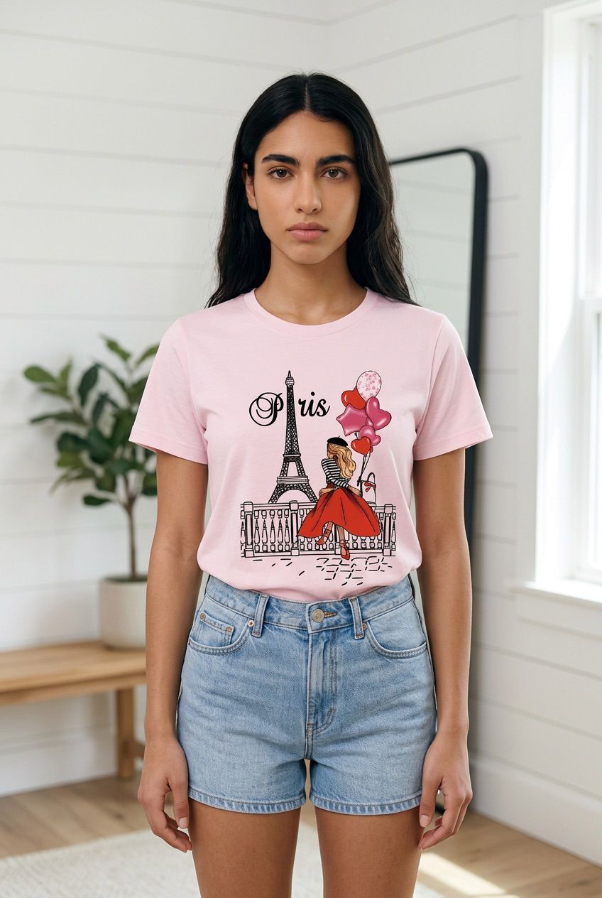 Camiseta Paris Chic