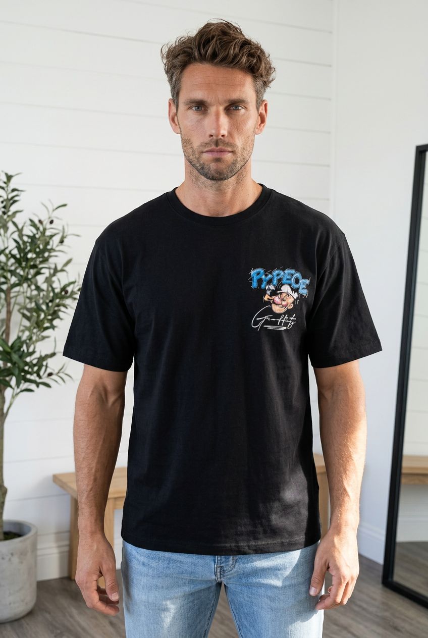 camisetas estampado hombre