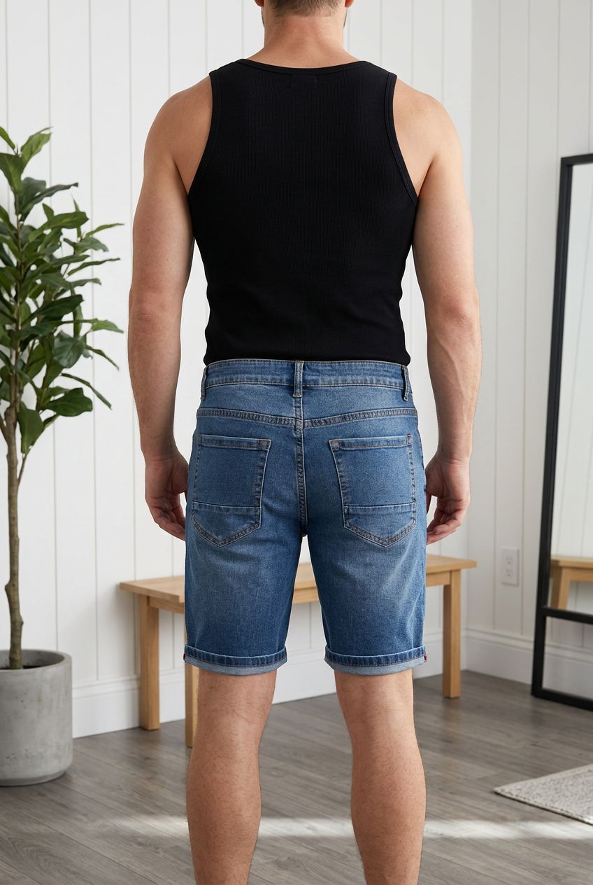 short Urban Blue